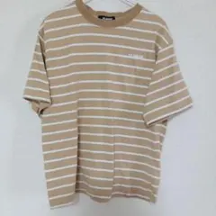 XLARGE 半袖ストライプTシャツ Lサイズ