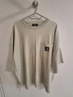 KANGOL ポケット付き Tシャツ ベージュ