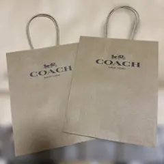 COACH ショップ袋 2枚セット