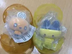 カプセルフロッキーズ　たまごっち　まめっち　くちぱっち　ふらわっち　ガチャ