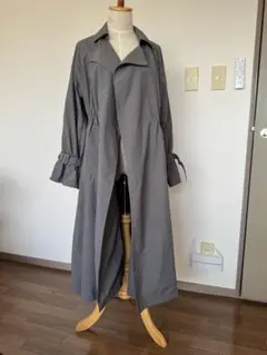 LOWRYS FARM ローリーズファーム　トレンチコート チャコールグレー