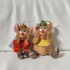 ガス ジャック ブルーパール シンデレラ ぬいぐるみキーホルダー 2点