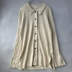 ロングカーディガン ベージュ