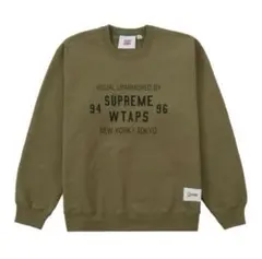 ミ*ー様 最安値Supreme WTAPS Crewneck Light Oli - メルカリ