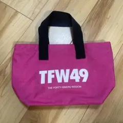 TFW49 ピンクトートバッグ