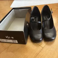 ICB 黒ストラップ付きパンプスのサムネイル