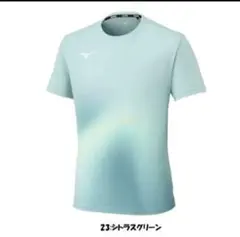 (値下げ可) MIZUNO ミズノ テニス ゲームシャツ シトラスグリーン Lのサムネイル