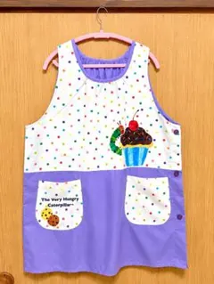 【美品⭐️翌日発送】　はらぺこあおむし　エプロン　保育士　学研　すてきな先生