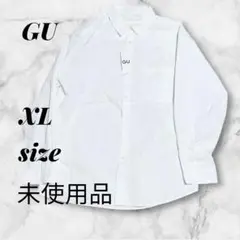 GU ホワイト シャツ XLサイズ 未使用品　 吊り下げタグ付