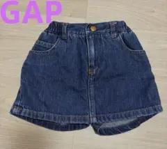 デニムブルー ショートパンツ ゴム入り