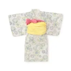 新品未使用 sense of wonder花火浴衣セット オフホワイト80-90