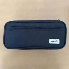 Wemate 黒 筆箱 メッシュポケット付き
