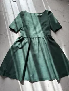 Bon mercerie 半袖グリーンワンピース サイズ36