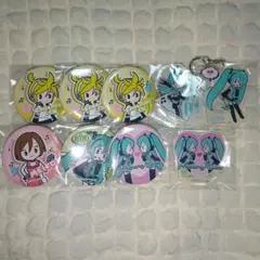 初音ミク　鏡音レン　MEIKO　缶バ　アクキー　アクスタ　百均　まとめ売り