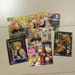 鬼滅の刃 我妻善逸 丸美屋 ステッカー 竈門炭治郎 竈門禰豆子 嘴平伊之助