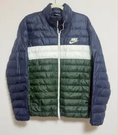Nike ダウンジャケット ネイビー/グリーン