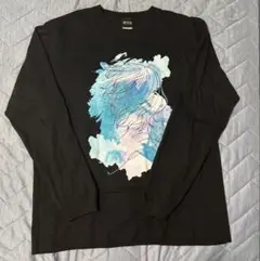 酸欠少女さユり イラスト ロングTシャツ ブラック XL