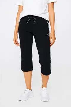 【新品タグ付】PUMA カプリパンツ ブラック Mルーズフィット　秋