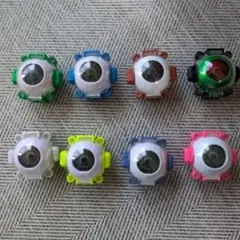 仮面ライダーゴースト★アイコン眼魂8個セット　ゴエモン・ベンケイ・ダブル他