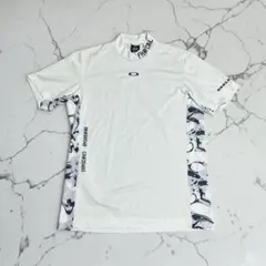 OAKLEY RELIABLE オークリー　ゴルフ　半袖モックネック　ロゴ　刺繍