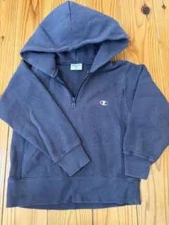 Champion ジップアップパーカー 120 グレー