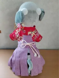 aibo の洋服　アイボの服　(七五三フルセット)　和柄　最後の1点となります。 aibo の洋服 アイボの服 (七五三フルセット) 和柄ピンク - aibo