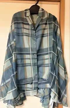 新品タグ付き 匿名配送】styling/ シアーチェックシャツ - メルカリ