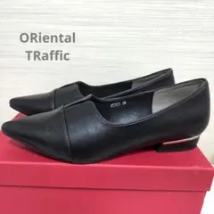 ​定価7900円試着 ORiental TRafficメタリックラインパンプスのサムネイル