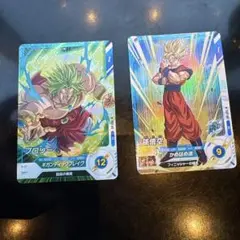 ドラゴンボールスーパーダイバーズ ロケテ sr2枚セット　ブロリー　孫悟空