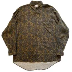 ペイズリー 柄 シャツ 総柄シャツ 古着 レトロ 柄シャツ メンズ
