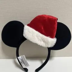 香港ディズニー　 サンタ帽子付きカチューシャ　ディズニー