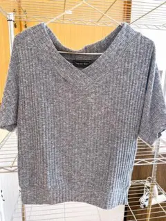 Drea my Minx Vネック半袖ニット Mサイズ