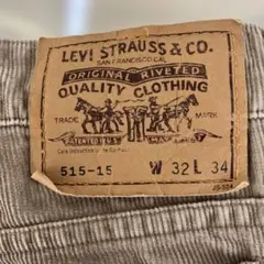 Levi's リーバイス 515-15 コーデュロイ パンツ W32L34 中古