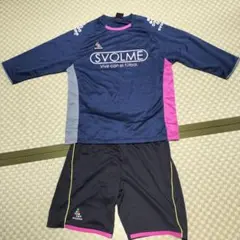 SVOLME サッカーウェアセット ネイビー/ピンク　パンツはブラック