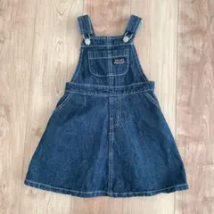 デニムオーバーオールジャンバースカート 100cm