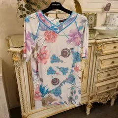 レオナール　カンカン素材チュニック　42sizeのサムネイル