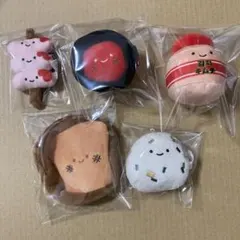 ガシャポン ガチャ にっこりーノ ぬいぐるみ セット 韓国 おにぎり 食パンのサムネイル