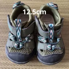 ほぼ未使用★IFME ベビーサンダル オリーブグリーン