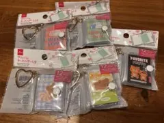 ミニアルバム　ハート型キーホルダー　5個セット