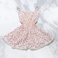 No.42 ハンドメイド犬服 さらりインド綿のシャーリングワンピース