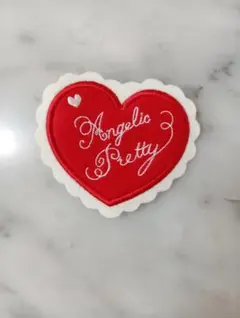 Sprinkle Heartワッペンクリップ　アカ