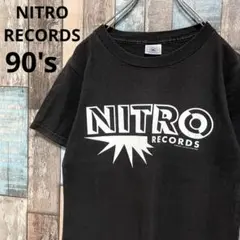 メキシコ製 90s NITRO RECORDS Tシャツ 1996 ビッグロゴ