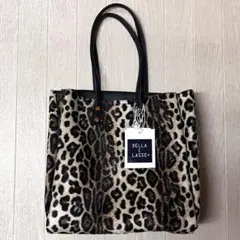 DELLA CLASSE レオパード柄 トートバッグ