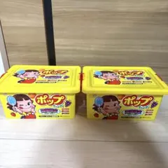 【新品未開封】 不二家ペコちゃんコンテナボックス 2箱 お菓子まとめ売り‼️のサムネイル