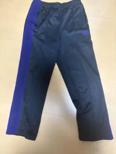 Needles トラックパンツ ブラック パープル M - メルカリ