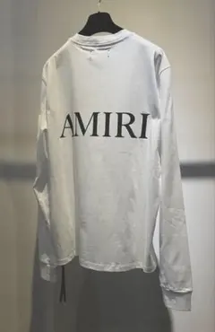 新品 AMIRI アミリ クリスタルロゴ MA 長袖 ロンT ホワイト Lサイズ 