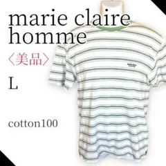 ⭐️美品 marie claire homme マリクレールオム　Tシャツ　ロゴ