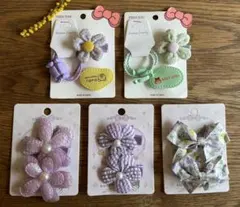 キッズ ヘアアクセ14点セット 女の子 かわいいヘアクリップ