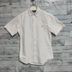 ラルフローレン 半袖シャツ custom fit ホワイト