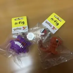 ナノブロック 포켓몬 キーホルダー 2個セット 팬텀 파이리